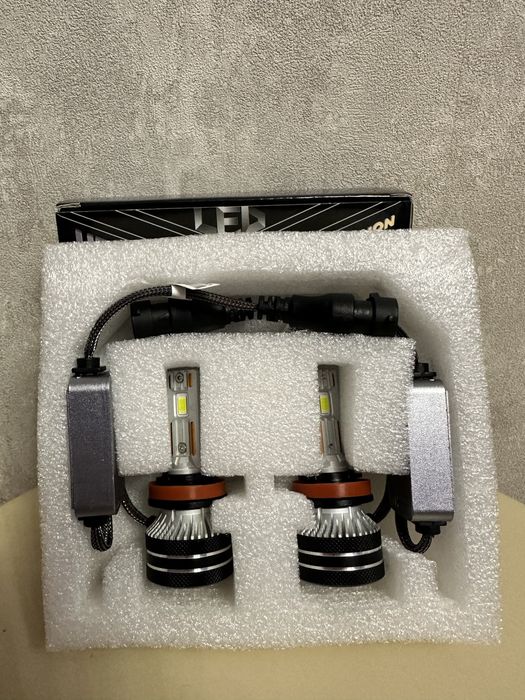 Светодиодные LED лампы H7 H11 H4 H1 HB3 HB4 H3 HIR2 H13 H15 H27