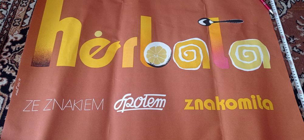 Plakat Herbala Społem PRL