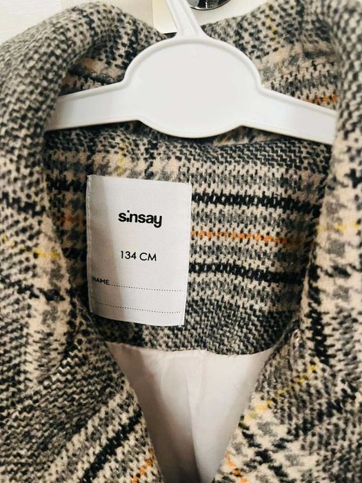 Картате пальто для дівчинки SinSаy