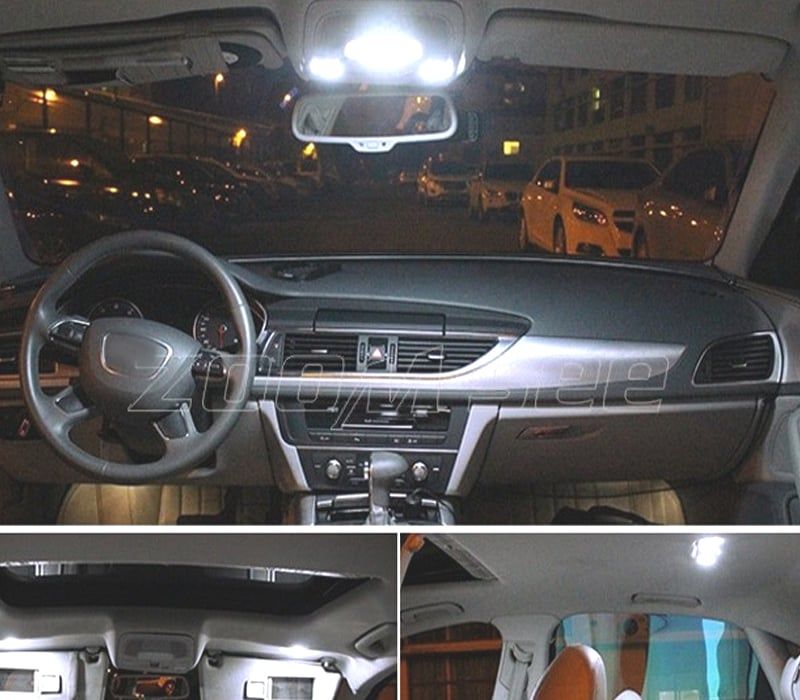 KIT COMPLETO 16 LAMPADAS LED INTERIOR AUDI A6 S6 RS6 C7 SEDAN 12-17