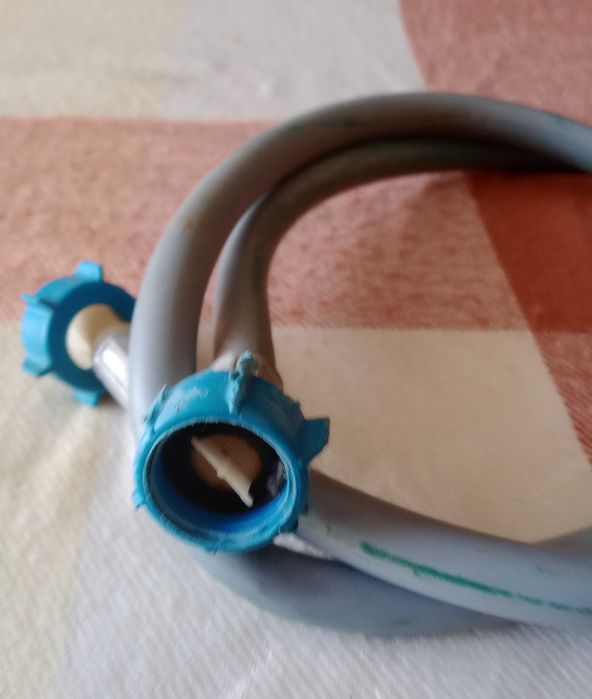 Tubo entrada água máquina, com filtro,  lavar roupa / loiça