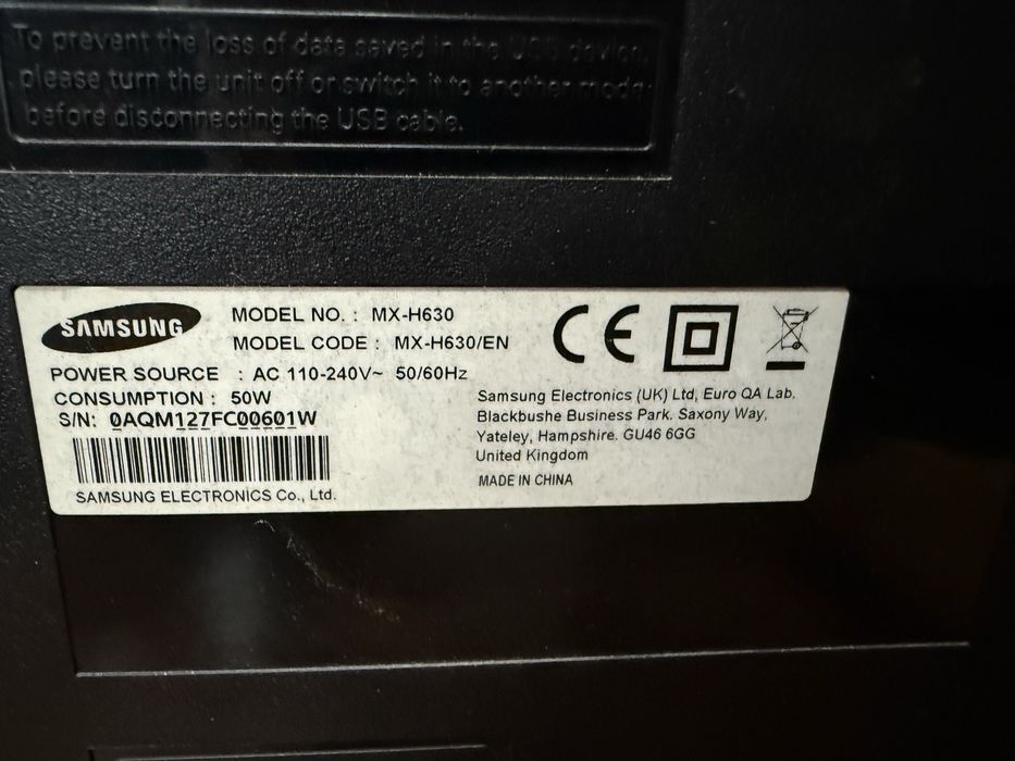 Wieża Samsung MX-H630