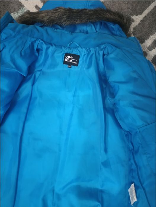 Тепленька подовжена зимова куртка One by One 134-140р
