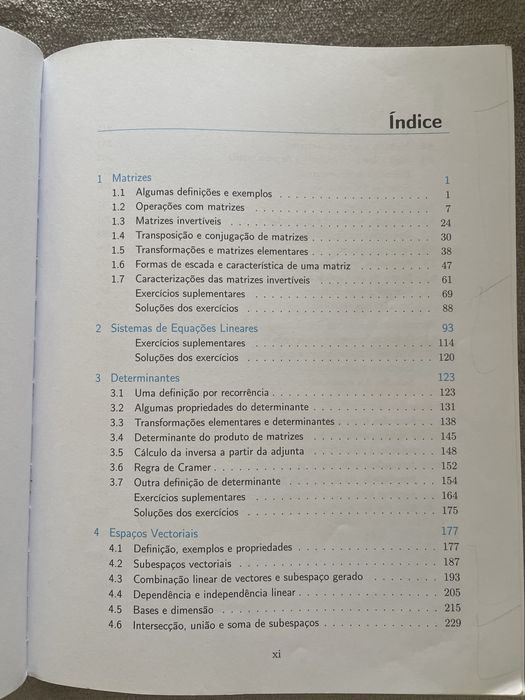 Livro Álgebra Linear - Escolar Editora