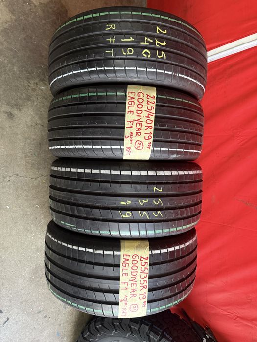 Pneus RFT 225/40/19 + 255/35/19 Goodiyear impecaveis