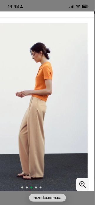 Широкі брюки палаццо, Zara. M.