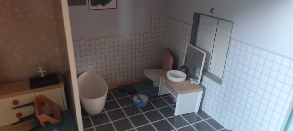 Casa de bonecas para crianças