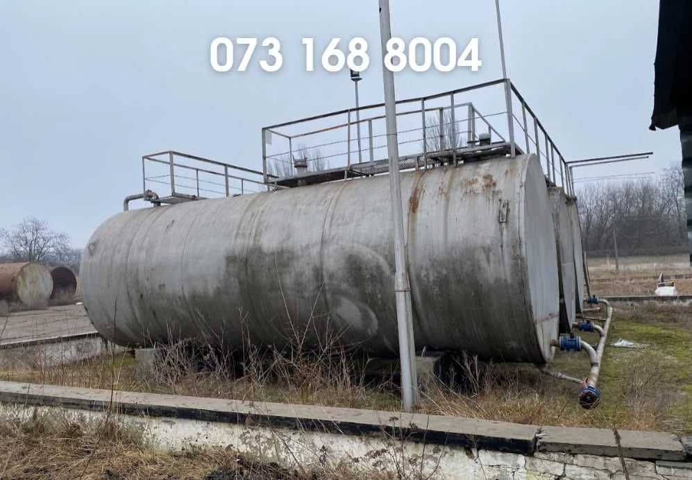 Бочка металева/ємність/цистерна для води ГСМ 40, 50, 75 м3/ ЖД/Биметал
