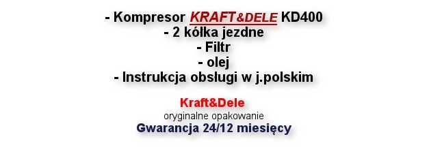 Kompresor Olejowy 24L 8 bar nowy gwarancja