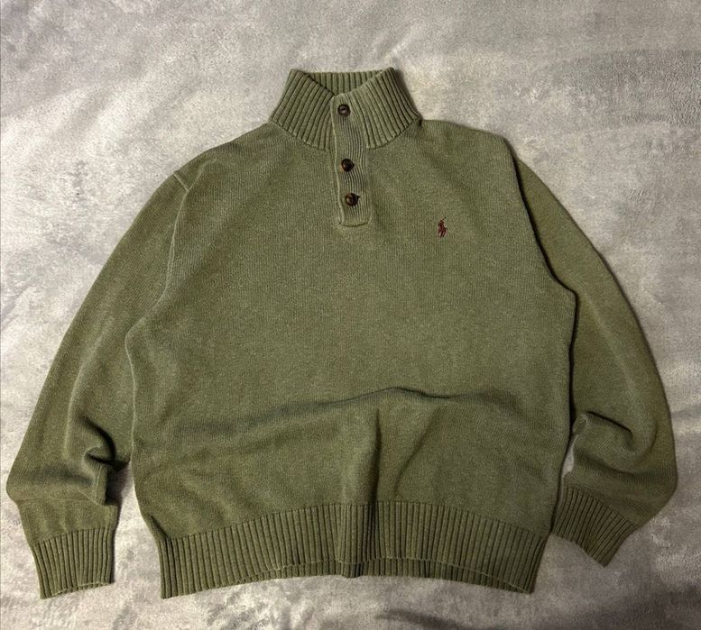 Светр Polo Ralph Lauren зелений розмір XL з логотипом