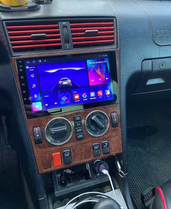 (NOVO) Rádio 2DIN 9" • Mercedes W202 (c220 c200) • Android GPS 4+64GB