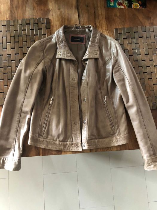 Kurtka skórzana . Żakiet skórzany . Donna D rozmiar 40
