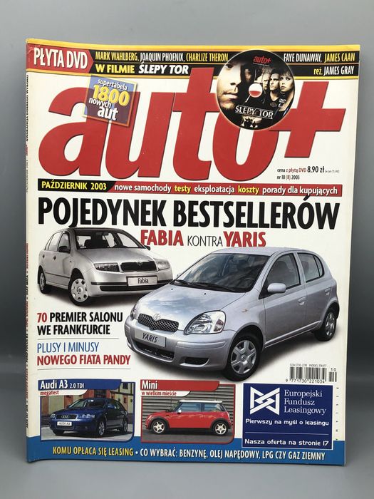 Czasopismo Auto+ październik 2003 – Fabia kontra Yaris