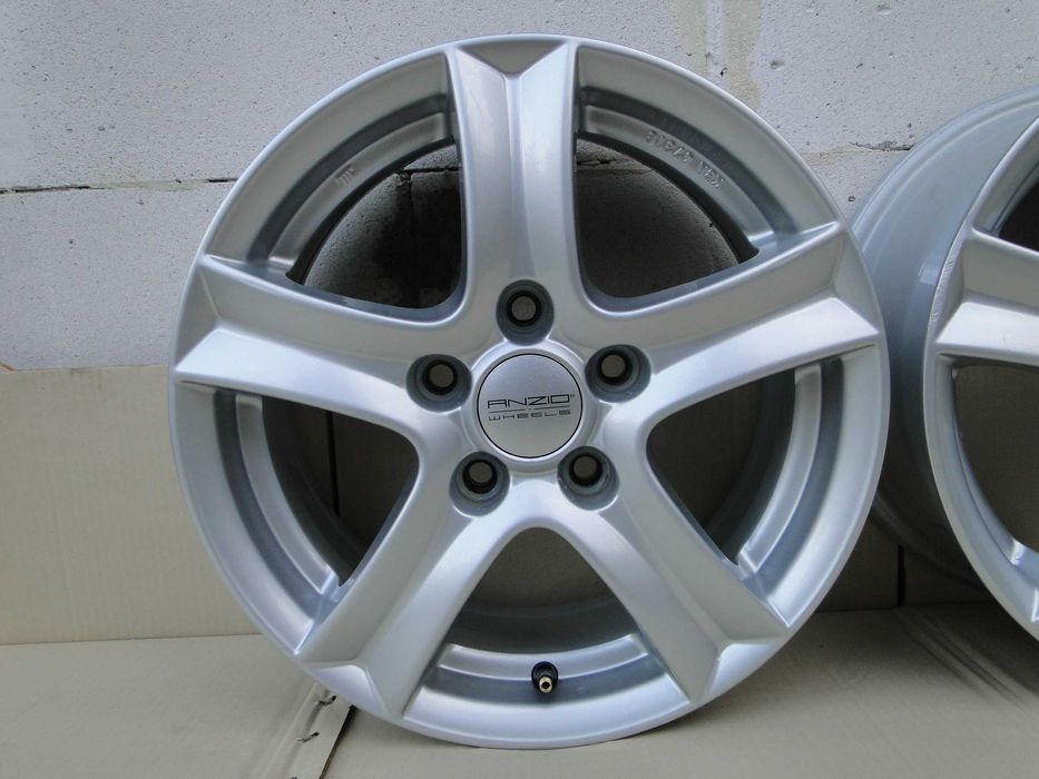 Felgi Aluminiowe ANZIO WAVE  15", Audi / VW , 6,5J15, ET45 stan BDB