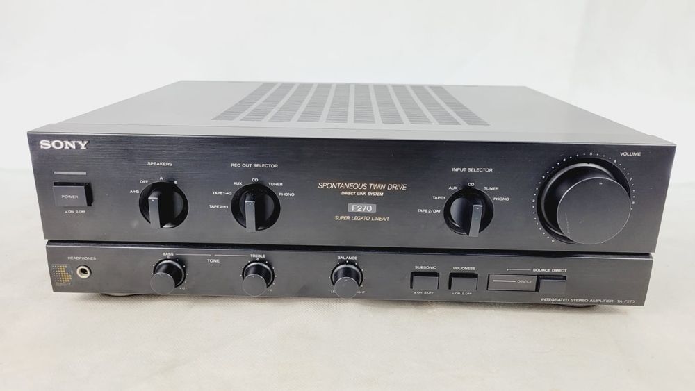 Wzmacniacz SONY TA F270 2x60W 8ohm 2x100W 4ohm