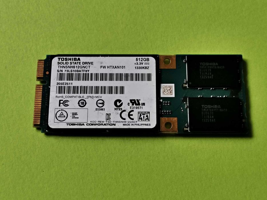 SSD mSata 512GB TosHiba
