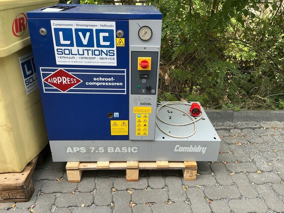 Kompresor śrubowy Airpress APS 7.5 CDRY B z osuszaczem (7.5 KM, 10 bar)