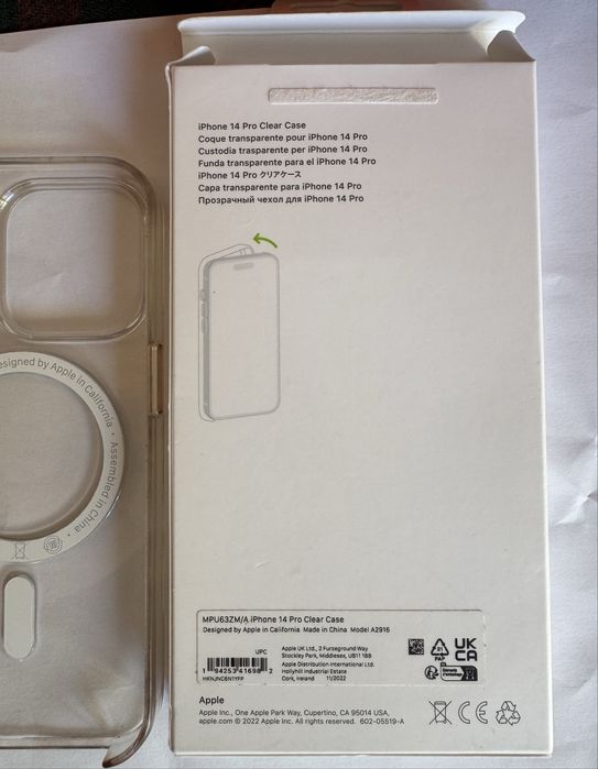 Capa transparente magsafe Iphone 14 pro original