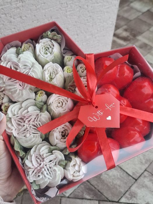 Зефірні квіти та бокси