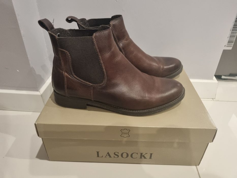 Sztyblety brązowe lasocki r.37