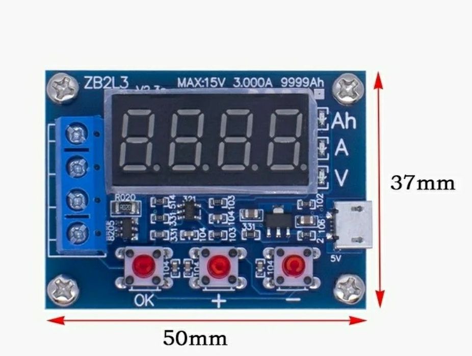 Zb2l3 тестер ємності акамулятора
