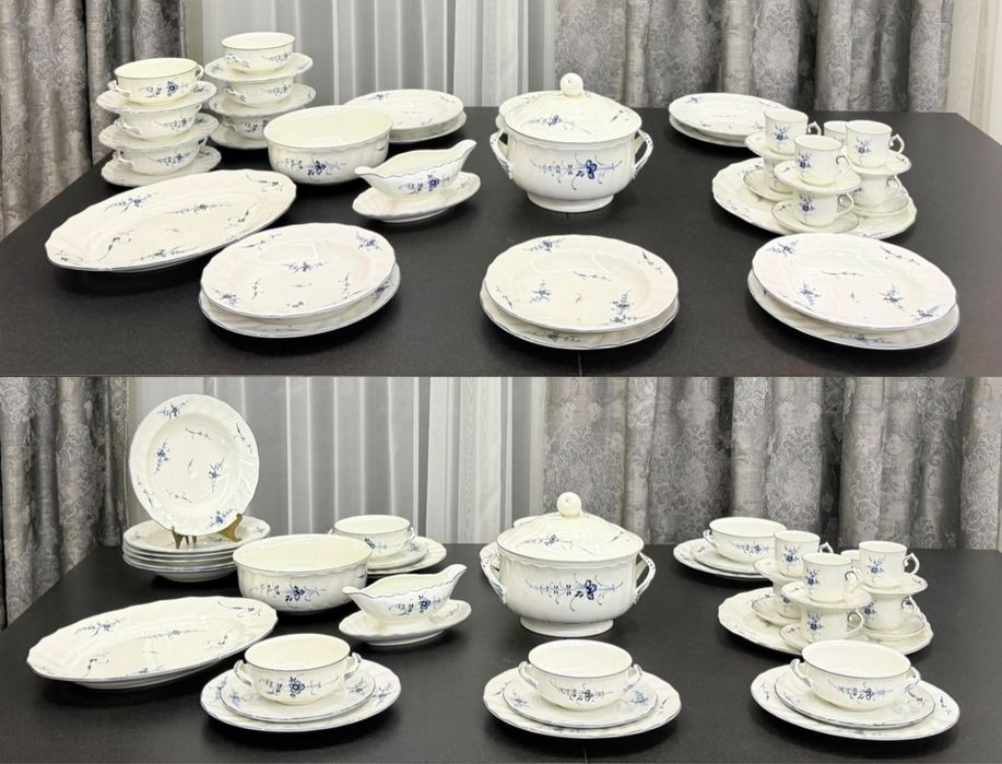 Фарфоровый столовый сервиз и кофейный сервиз фирмы Villeroy Boch серия Luxemburg производтсво Германия