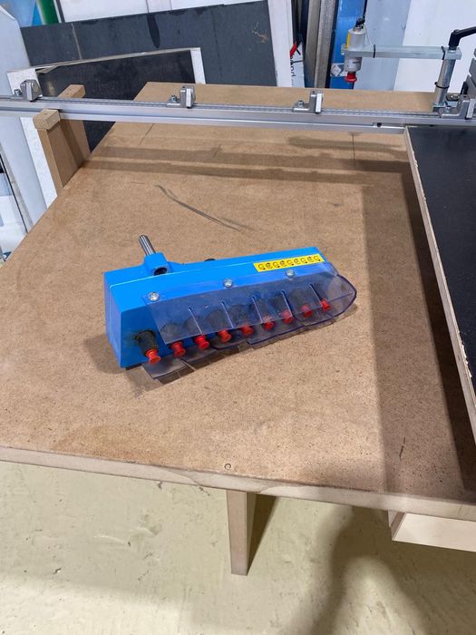 Wiertarka meblarska Hettich BlueMax Mini Modular Plus – komplet.