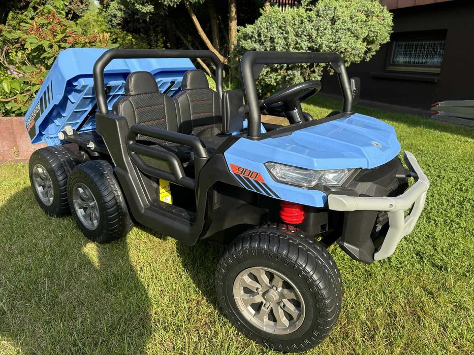 Dwuosobowe Auto na akumulator Wywrotka Pilot 4x4 Samochód dla 2 dzieci