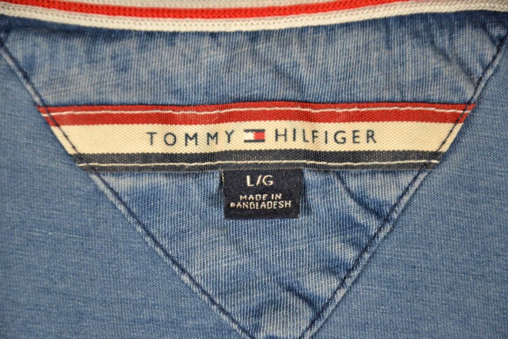 TOMMY HILFIGER New York 1985 Koszulka Męska L Oryginał Bawełna Tshirt
