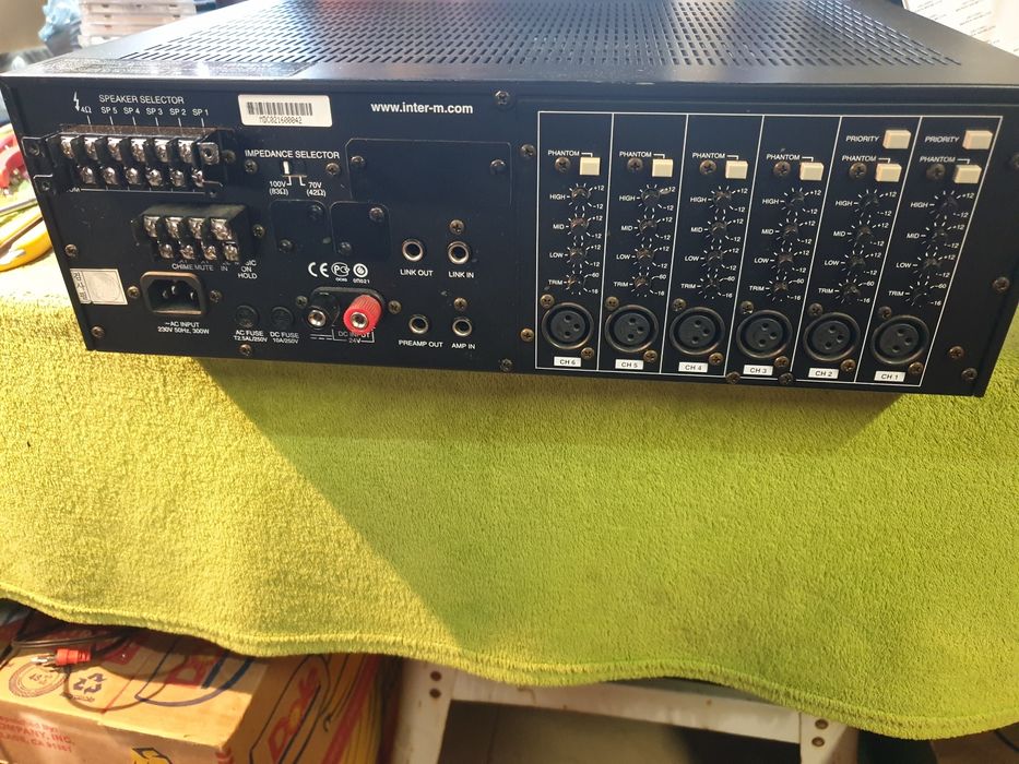INTER M PAM-120 Public Adress Amplifier wzmacniacz.