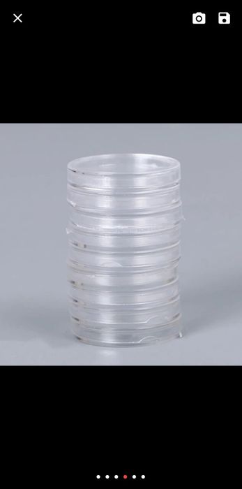 Cápsulas para moedas 2 euros