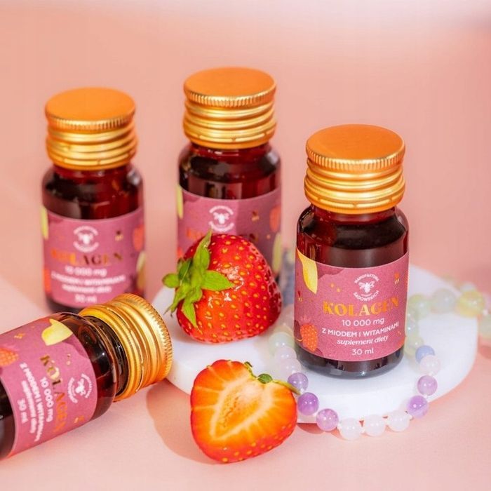 kolagen premium 10 000 mg pasieka sadowskich sadowscy shoty 30x30ml