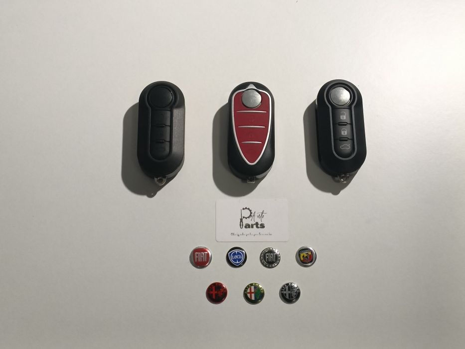 Carcaça de chaves Fiat/Abarth/Lancia/Alfa Romeu
