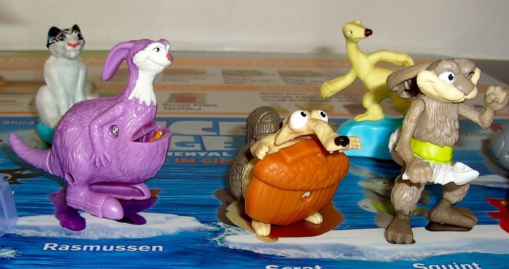 Esquentado Figura brinde Happy Meal McDonald's 2012 A Idade do Gelo 4