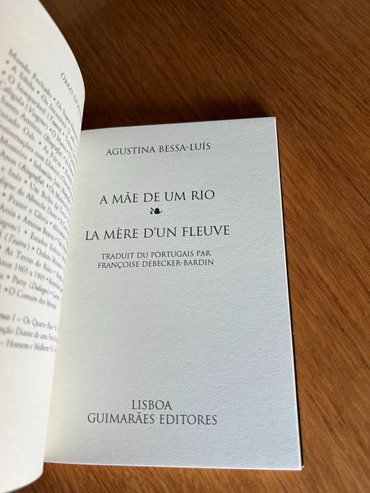 A MÃE DE UM RIO     Agustina Bessa-Luís