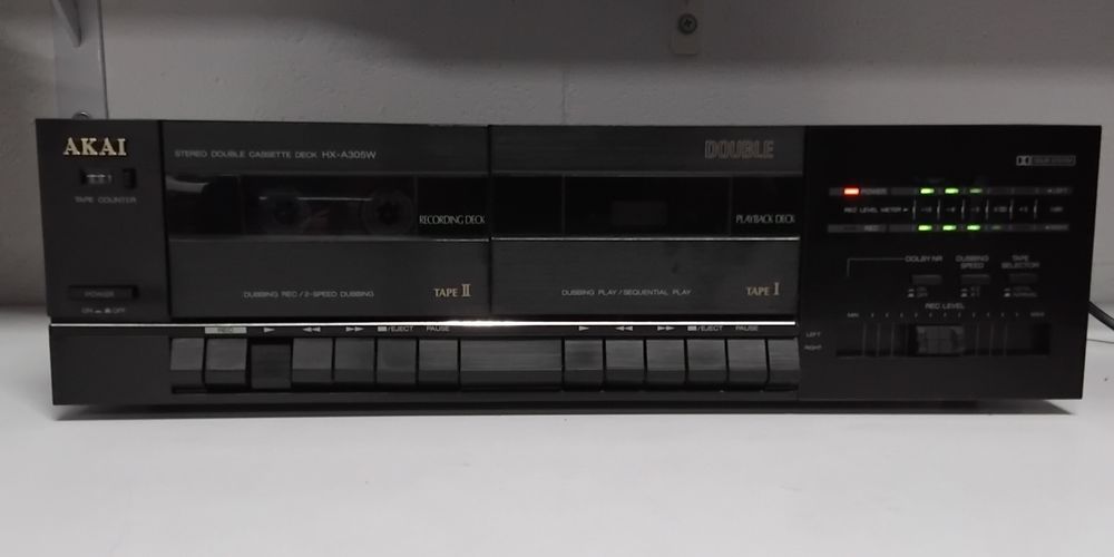 AKAI deck cassettes HX-A305W