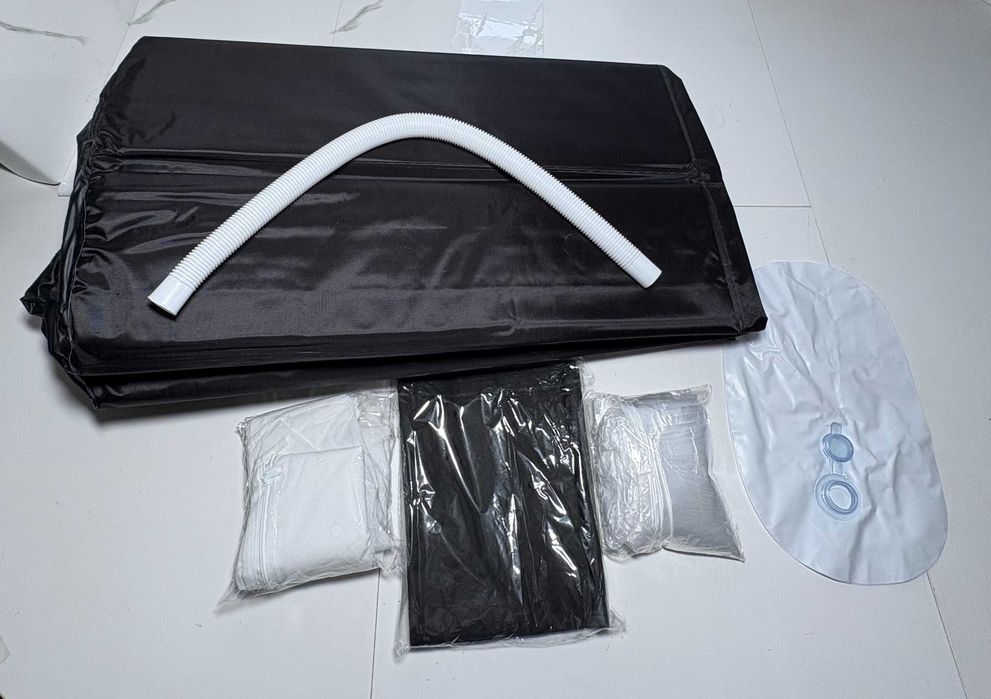 Przenośna Wanna Składana 80x60 cm – Domowe SPA / Kąpiele Lodowe + Akcesoria!