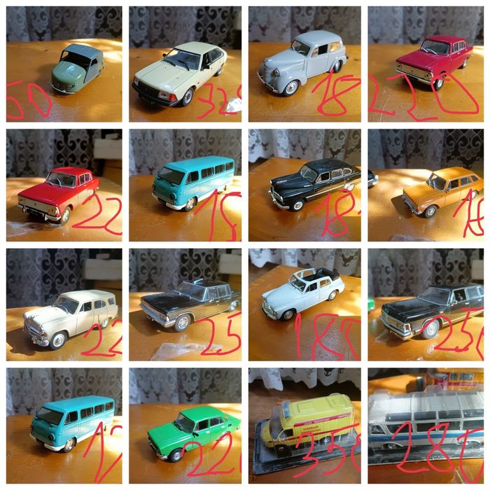 Продам машинки автолегенди СССР 1 43