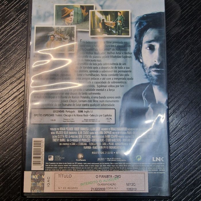 DVD O Pianista- Roman Polanski