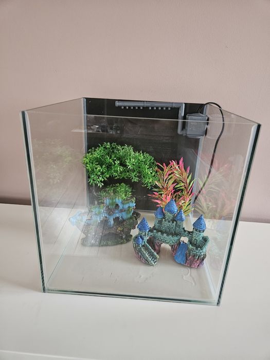 Akwarium 27l + filtr Orca + wyposażenie