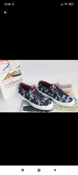 Кеды  фирменные superga