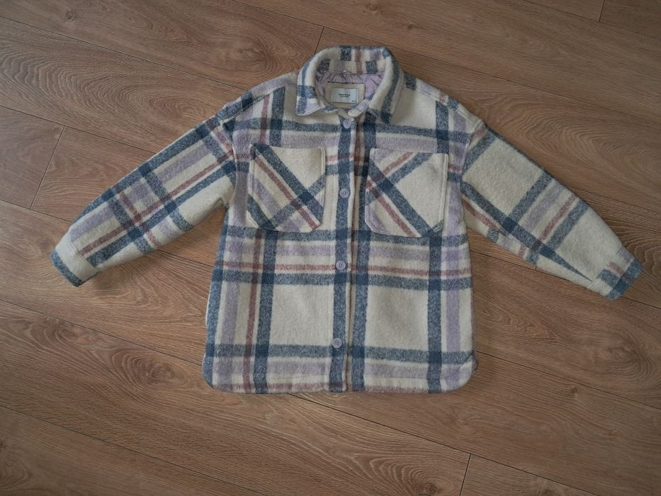 Reserved kurtka koszulowa w kratkę r.152cm
