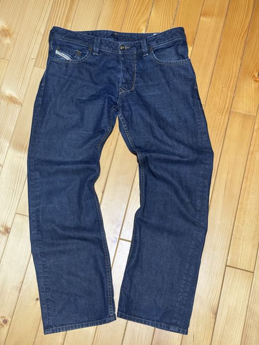 Bootcut straight regular diesel jeans selvedge denim drill drip y 2k opium archive waxed jeans