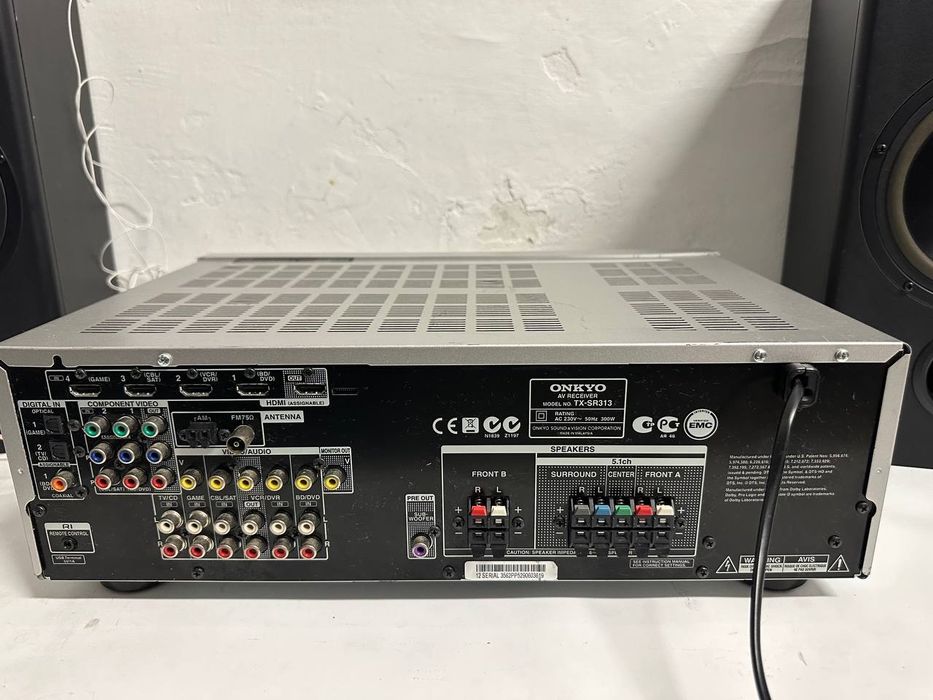 5.1 Amplituner Onkyo TX-SR313, HDMI, 5"100 WATT