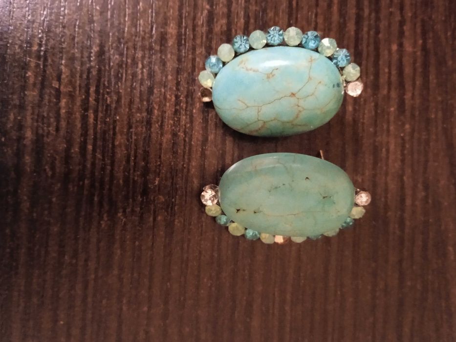 Красиві сережки бірюза