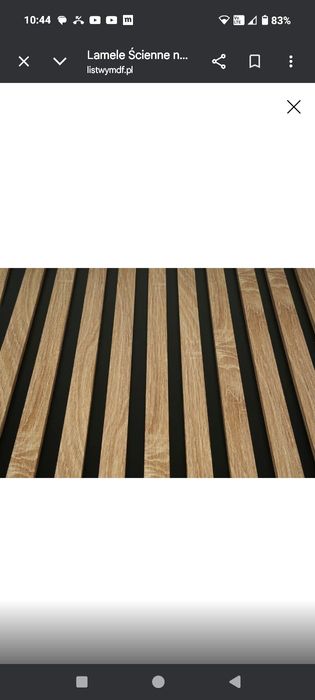 Lamele Dąb Sonoma na filcu