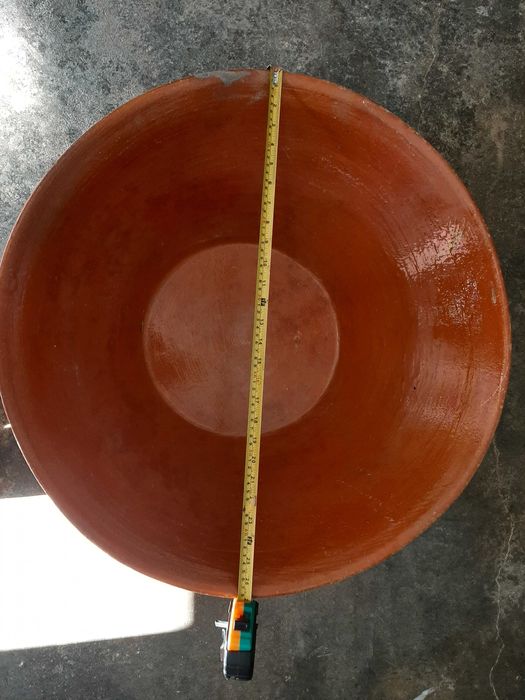 Alguidares antigos de barro. Lote de 8.