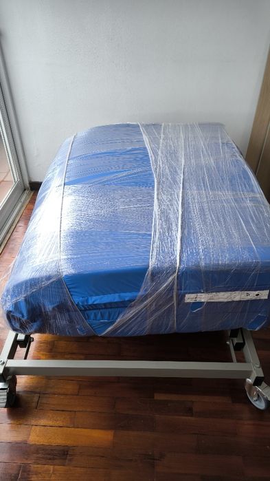Cama articulada elétrica 1 + colchão 120x200 + cabeceiras