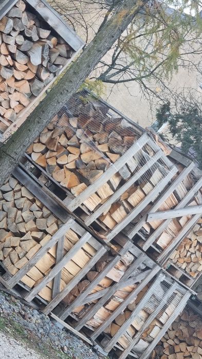 Drewno opałowe  kominkowe Sosna Świerk brzoza buk grab jesion  dąb klo