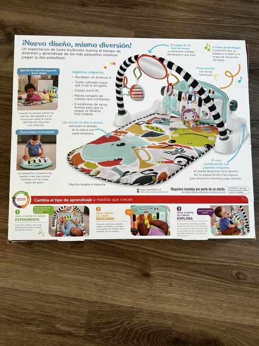 Tapete atividades fisher-price com piano